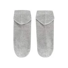 Adidas Logo Comfortable Knitted Antibacterial Athletic Socks, Unisex Style, 3-Pack. - Black, White and Gray - View 8