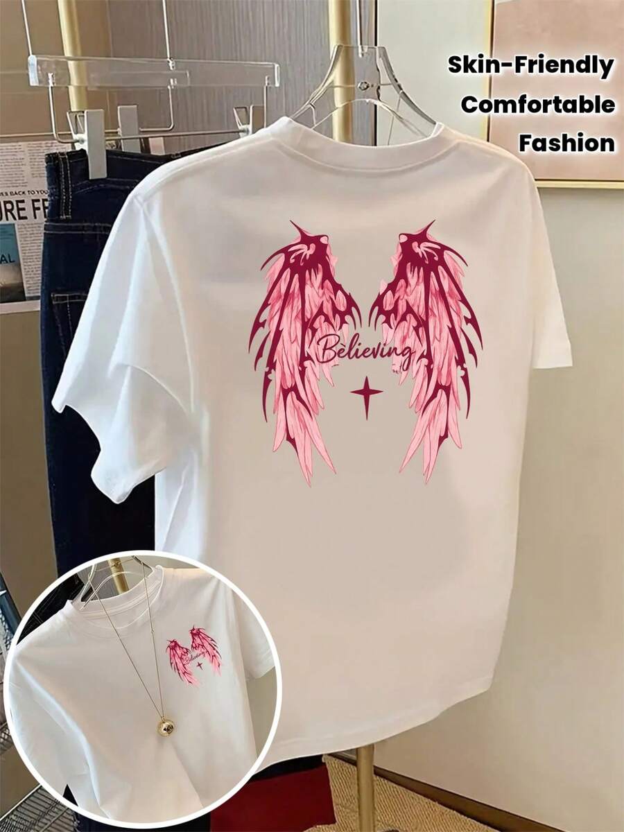 Women T-Shirts - [White] - View 1