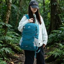 1pc Multicolor Outdoor Hiking Backpack, Large Capacity Multi-Pocket Backpack, Lightweight Breathable Travel Backpack, Unisex - Multicolor - View 5
