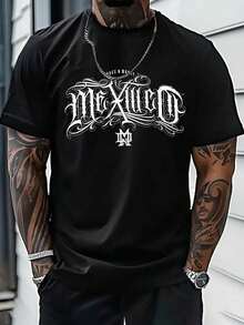 verano Cuello redondo playeras de hombre gym Ocio vacaciones alta calidad camisas  hombre Estampados de moda Y2K ropa de hombre sudadera  festival  de hombre regalos - Negro - Ver 1