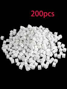 50/100/200/400pcs Square Mini Nail Art Sponges, Suitable For Gradient Nail Art Design, Square Nail Art Sponge Brush, Professional Salon And Home Use - Multicolor - View 7