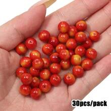 30顆/包 8mm 仿虎眼石玻璃圓珠,多色仿天然石散珠,DIY手鍊項鍊珠寶手工配件 - 8mm - 查看 11