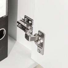 SoBuy FBT106-W Druckertisch mit Schublade und Tür Aktenschrank Rollcontainer mit Fächern Bürowagen Beistellwagen Bürocontainer weiß BHT ca: 50x75x40cm - Weiss - Übersicht 10