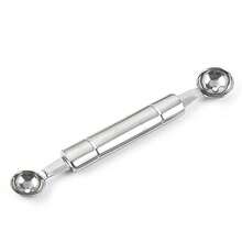 1pc Fruit Ball Scooper, 2-In-1 Fruit Scoop, Stainless Steel Fruit Carving Tool Kitchen Gadget - Multicolor - View 10