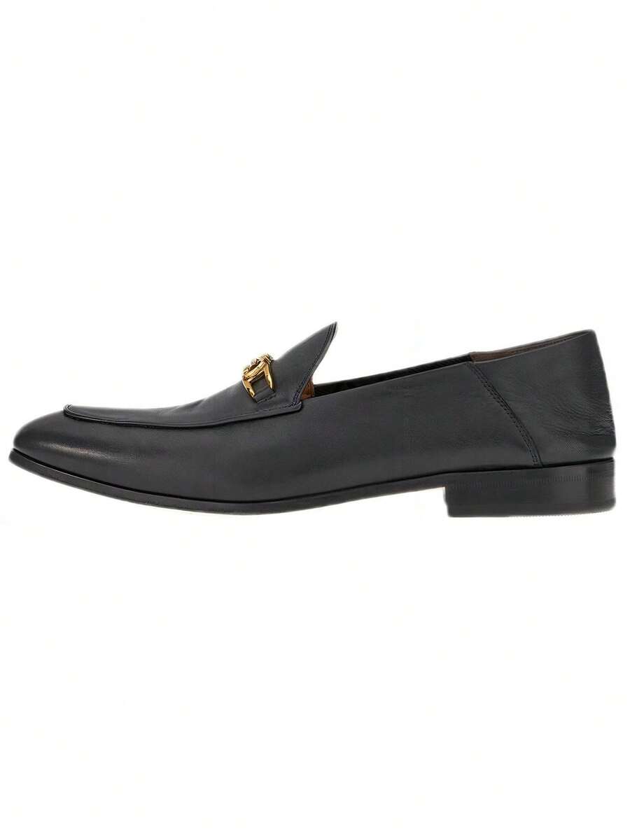 Ferragamo Melbourne Leather Loafers Men Brown Premium Comfort Slip-On Casual Office Wear - Default - View 1