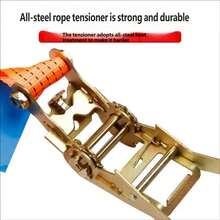 Heavy-Duty Tow Rope, High Breaking Strength Nylon Recovery Rope, Multiple Sizes Available. Suitable For Vehicle Towing, Auto And Motorcycle Supplies, Exterior Automotive Accessories, Traction Gear, Tow Ropes - A - View 5
