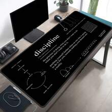 1pc Cool Desk Mouse Pad With Self-Discipline Motivational Quotes – Newton's Cradle, Workflow Loop, And Consistency Curve Design (Extra Large, Durable Mouse Pad / Gaming Mouse Pad / Office Mouse Pad / Laptop Keyboard Pad / Desk Pad) - Mouse Pad - View 13