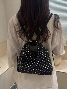Mochila de gran capacidad estilo coreano, nuevo bolso bandolera de moda versátil, bolso de hombro tipo tote para ir al trabajo - Multicolor - Ver 7