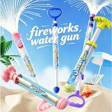 Available In 1-Pack Or 3 Packs Fireworks-Style Pump Water Guns With Large Water Capacity, Ideal For Water Fights On Beaches, By Pools And Other Outdoor Spaces In Summer - Multicolor - View 2