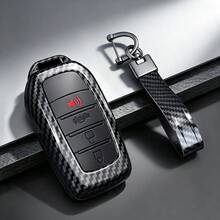 ABS 碳纖維鑰匙殼蓋，適用於 Chr Rav4 Auris Avensis Prius Aygo Camry Corolla Land Cruiser 200 Prado Crown 遙控鑰匙殼 - A款 - 查看 6
