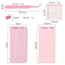 Set Alat Bulu Mata Wanita Modis 7 Buah, Palet Bulu Mata Magnetik & Pinset dalam Satu Kotak Penyimpanan Portabel. Kit Multifungsi Penting untuk Penata Bulu Mata dan Penggunaan Riasan Bulu Mata Sehari-hari. - MultiWarna - View 6