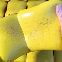 Toast-Shaped Squishy Toy, Super Soft Butter Toast Style Stress Relief Squeeze Toy, Available In Pink, Yellow, Green 3 Colors; Squishy Toy Suitable As Birthday, Holiday Gift, Daily Surprise Gift, Creative Desk Decoration, Party Prize, Suitable For Spring And Summer. - Multicolor - View 6