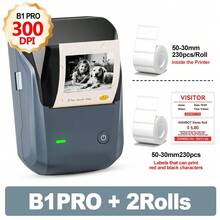 NIIMBOT B1 Pro Label Printer 300DPI High Definition Portable Printer, Suitable For Photos, Price Tags, Home Office And Small Business, Supports Red And Black Dual-Color Printing - Multicolor - View 10