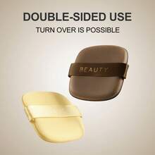 MINISO Dual-Sided Wet & Dry Makeup Sponge Set, Butter & Chocolate Colors Available, 6pcs Cushion Powder Puffs With Dust-Proof Storage Box, Foundation Loose Powder Blending Makeup Sponge - Multicolor - View 7