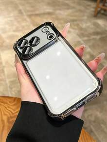 A Luxury Four-Corner Shockproof Phone Case, Suitable For IPhone 17 Pro, 16e, 16 Pro, 15, 14, 13, 12 And 11. This Back Cover Provides Comprehensive Protection, Perfect For World Cup And Independence Day Holidays. It Is A Perfect Gift For Friends, Family And Loved Ones, And An Excellent Gift Choice. - Titanium Gray - View 5