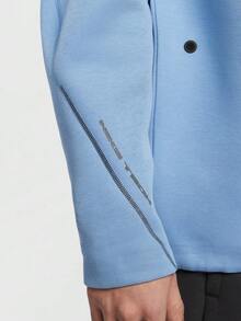 Nike Men's AS M NK TCH FLC Crew Sweatshirt Knit Pullover HV6538-486 - Blue - View 5