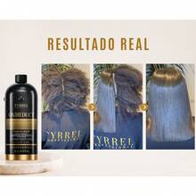 Escova Progressiva Orgânica Oxireduct Tyrrel Professional Sem Formol Redução de Volume Controle do Frizz e Alinhamento Térmico 1L - alisamento capilar - Visão 6