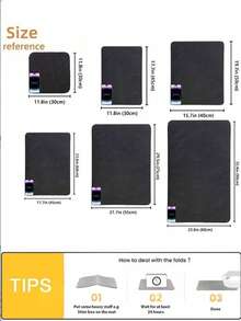 1 pieza Alfombra de doble capa para arena de gato, alfombra antideslizante para limpieza de mascotas, alfombra para rascar, alfombra impermeable para caja de arena de gato y perro - Caqui - Ver 2