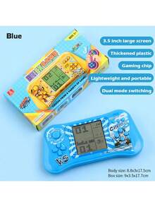1pc Kids Electronic Building Block Elimination Game Console, Educational Early Learning Thinking Puzzle Toy, Portable Push-And-Play Toy Gift For Boys, Girls And Students - 彩色 - 查看 15