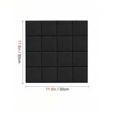 OUTANA Plaid Faux Tile Self-Adhesive PVC Wall Sticker, Minimalist Modern Style, Peel And Stick, Suitable For Kitchen Stove Area Oil-Proof Decoration, Bathroom Partial Moisture-Proofing, Rental Home Wall Easy Renovation, Cafe/Milk Tea Shop Wall Decor, Entryway/Balcony Partial Decoration. - Multicolor - View 11