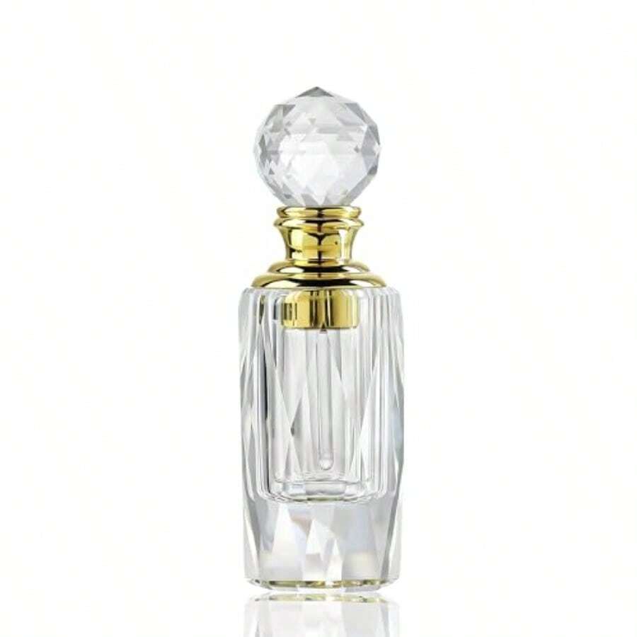 Cubic Carved Decor Refillable Perfume Bottle - Clear 10* - View 1