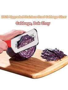 1pc Double-Edged Vegetable Knife, Slicer, Cabbage Shredder, Peeler, Kitchen Small Tool, Fruit & Vegetable Cutter - Multicolor - View 6