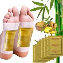 100pcs Natural Mugwort Foot Patches Deep Cleansing Foot Care - Two-piece set - View 1