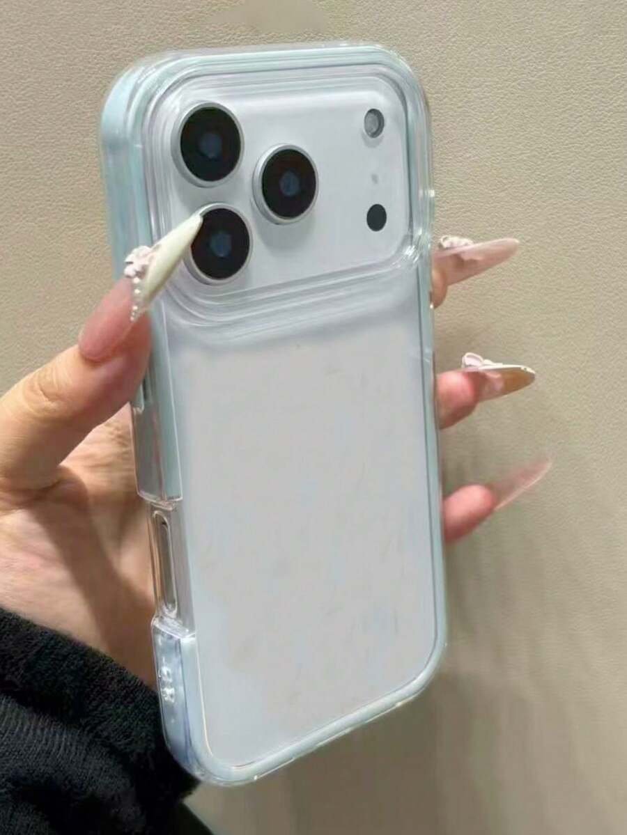 Étui de téléphone en gelée brillant mignon compatible avec iPhone 17ProMax 17Pro 17 17Air 16 15 14 13 12 Pro Max 11 couleur unie coque souple antichoc