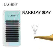 Lashine 1 Box Wispy Narrow W 3D 4D 5D Mixed Length 0.07mm D Curl Premade Lash Fans Soft Lightweight PBT Lash Extensions - D - View 8