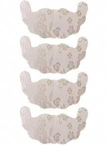 2/4 Pairs Plus Size Breathable Invisible Lace Breast Lift Tape, Random Print, Suitable For Strapless Wedding Dress, Large Breast Lift Tape - Multicolor - View 27