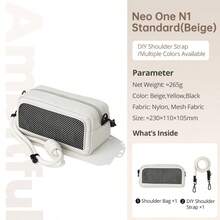 Ambitful Neo One N1 Bag, Compact Shockproof Photography Equipment Storage Box, Portable Storage Bag, Suitable For Mirrorless/Action Cameras, Lenses, Small Flash, With Detachable Rope Handle And Crossbody Shoulder Strap - View 14