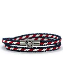 diffone Fashion Handmade Double Rope Men Bracelet Charms Black Magnetic Simple Bracelet For Men Armband Jewelry - Men's Multi-layered Bracelet - View 6