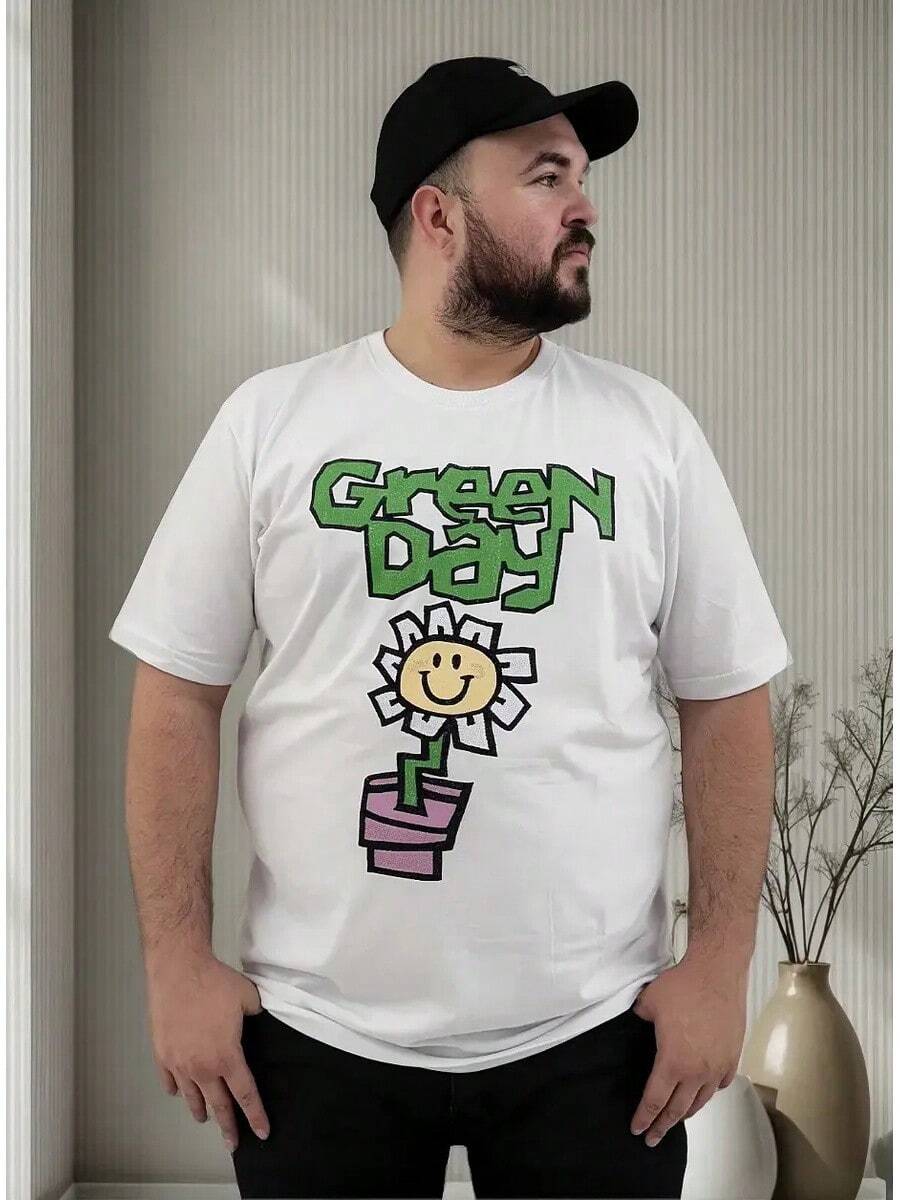 Camiseta de manga corta Green Day Kerplunk - Blanco - Ver 1