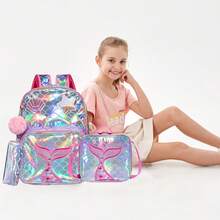 Mochila linda para niñas con bolso bandolera & estuche para lápices, set de 3 piezas de mochila escolar, mochila ligera para primaria para niñas - Mochila escolar infantil - Ver 10