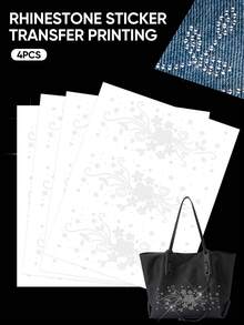 12PCS Jasmine Flower Rhinestone Iron-On Patch Iridescent Lace Applique For DIY Clothing, Jackets, Dresses & Gymnastics Wear - SG-125 - View 10