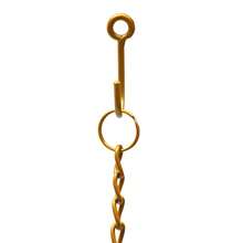 Golden Steel Ceiling Mounted Clothing Racks, 2 Pack Adjustable Chain Hanging Garment Organizer, 70.86in Height Hanger With Smooth Edges, 11.02lbs Load Capacity Open Style Display Rack For Retail Store Home Cloakroom Mall - Gold - View 6