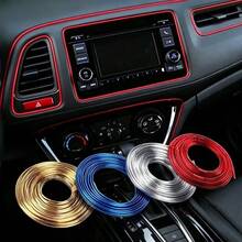 5m Flexible Car Decorative Trim Strip, Universal Car Interior Decoration Strip, Dashboard Door Edge Body Styling Decorative Strip - A - View 4