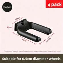 Slot-Type Swivel Chair Fixer, Non-Slip Chair Pad, Suitable For Computer Chairs, Office Chairs And Swivel Casters - U-shaped - View 9