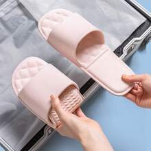 1 Pair, Ultra-Lightweight Foldable Travel Sandals, Anti-Slip Silent Design, Portable Storage Slippers For Travel / Hotel / Camping - Multicolor - View 2