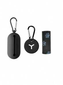 3pcs Pet Waste Bag Dispenser Set, Leak-Proof Easy-Tear Dog Poop Bags For Outdoor Dog Walking, With Carabiner Portable Silicone Storage Box, Compatible With Le Clips, Multi-Color Options, Pet Waste Cleanup Tool - View 20