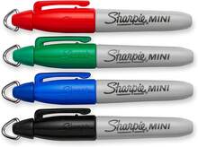 Sharpie Mini Permanent Markers, Fine Point, Assorted Colors, 4 Count - ColorA - 查看 3
