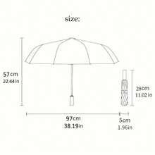 1pc Rainbow Folding Umbrella - Creative Colorful Fluid Design With Flowing Gradient Colors And Artistic Ink Splatter Effect, Flat Print Folding Umbrella, Lightweight And Portable, Travel Commute, Casual Daily Use, Commuting Accessory, Durable Canopy, Durable Plastic And Iron, Holiday Gift - Multicolor - View 7