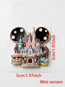 Disney 1個 2026 米奇鼠造型金屬磁鐵冰箱貼，趣味裝飾收藏紀念品禮物，適合家庭，美學居家 - A - 查看 11