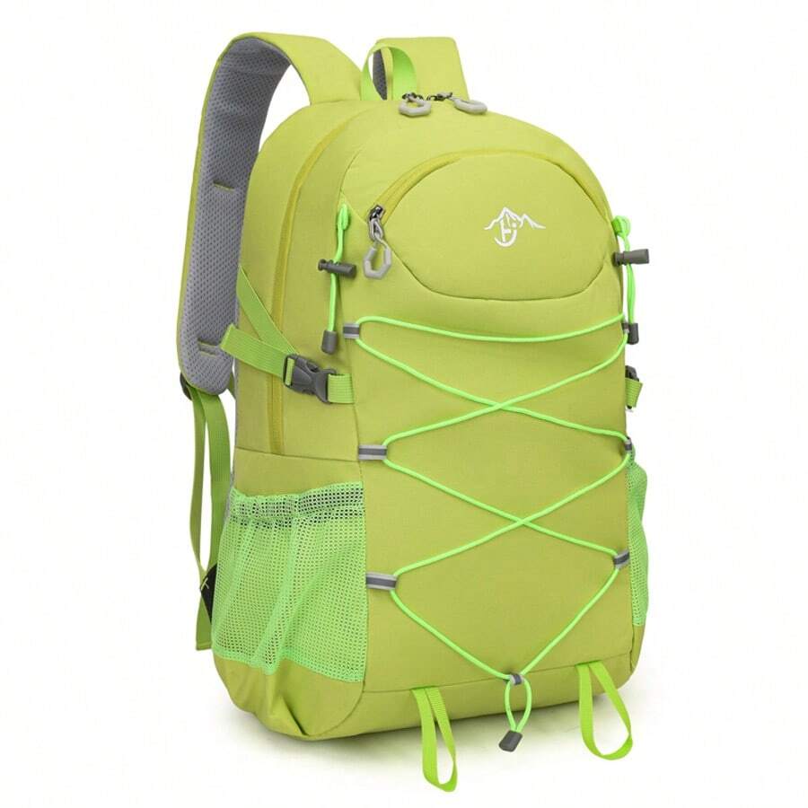 1pc Multicolor Outdoor Hiking Backpack, Large Capacity Multi-Pocket Backpack, Lightweight Breathable Travel Backpack, Unisex - Multicolor - View 1
