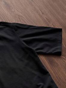 Men T-Shirts - 黑-1 - 查看 3