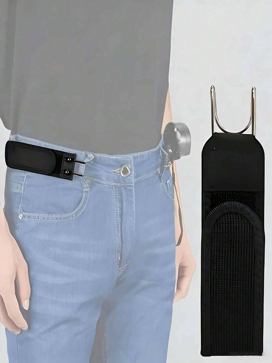No-Buckle Elastic Belt Hook, Adjustable Invisible Belt System, Suitable For Tactical Gear And Everyday Carry, Belt Loop Accessory - Multicolor - View 1
