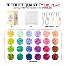 50g/160g - 2,6mm Mehrfarbiges Bügelperlen-Set mit Werkzeugen und Anhängern, DIY kreative tägliche handgemachte Anhänger, Bügelperlen 3D Pixel Puzzle kreatives Geschenk - buchstabiere Doudou - Übersicht 12