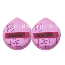 BLUETHIN 2pcs Large Dry & Wet Dual-Use Makeup Powder Puff, Soft & Skin-Friendly, Even Powder Application, Portable Travel-Friendly, Suitable For Various Makeup Looks, Super Adherent, Foundation Powder Puff Dry Makeup Tool - Multicolor - View 12