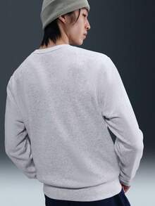 Nike Men's AS M NK CLUB FT CREW Sweatshirt Knit Pullover FN3889-051 - Grey - View 2
