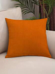 4 Cushion Covers, Various Combinations, 45x45 Cm - AL - 幾何橙橙色 - 查看 3